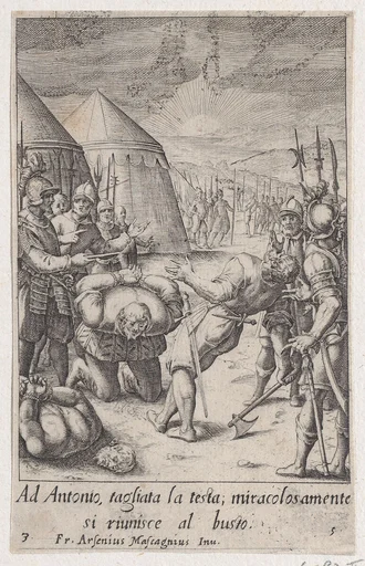 The Decapitation, from Scelta d'Alcuni Miracoli e Grazie della Santissima Nunziata di Firenze (Selection of Some Miracles and Graces that Occurred in the Church of the Annunziata in Florence)