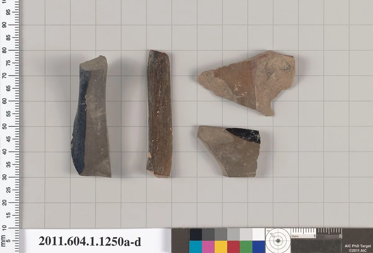 Terracotta fragments of kylikes (drinking cups) — Unknown