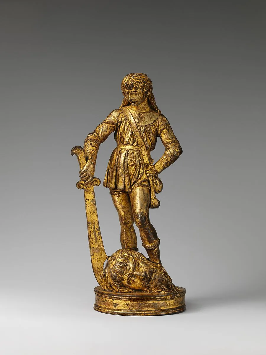 David with the head of Goliath — Bartolomeo Bellano