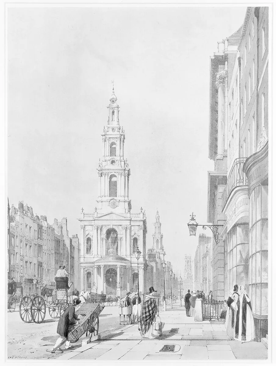 The Strand — Thomas Shotter Boys|Charles Joseph Hullmandel|Thomas Boys