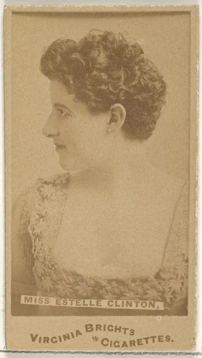Miss Estelle Clinton, from the Actors and Actresses series (N45, Type 1) for Virginia Brights Cigarettes