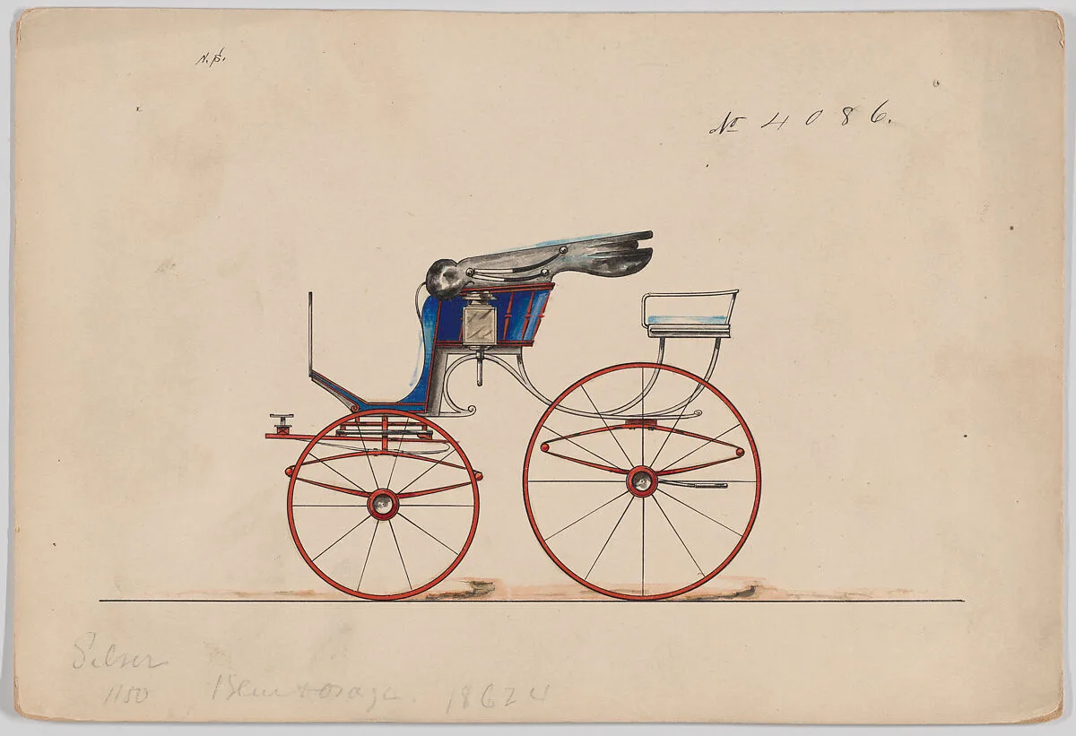 Design for Pony Phaeton, no. 4086 — Brewster & Co.|Herman Stahmer