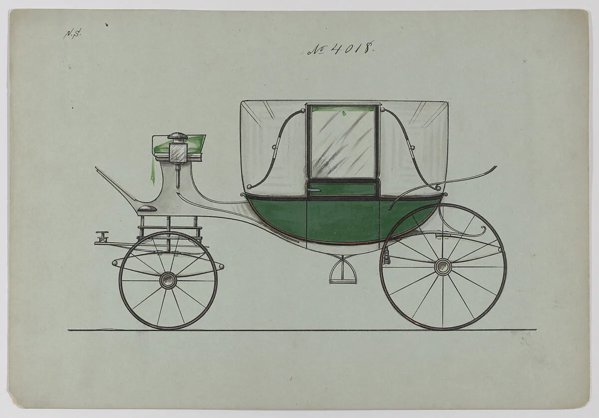 Design for Landau, No. 4018 — Brewster & Co.|Herman Stahmer