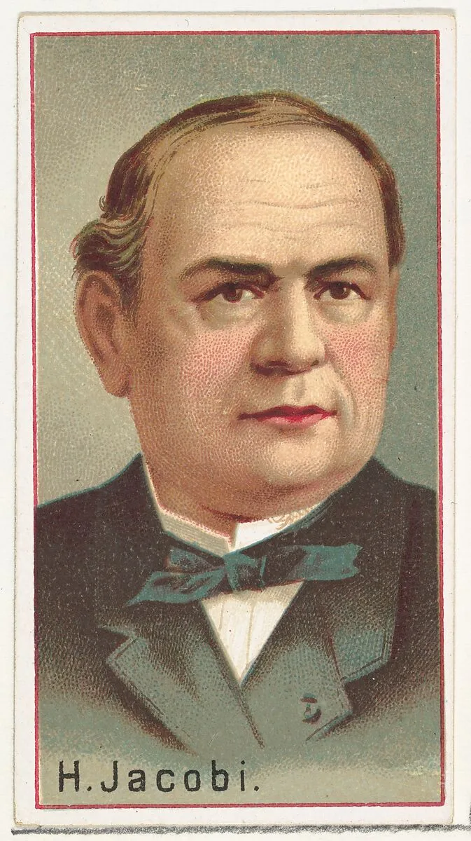 H. Jacobi, printer's sample for the World's Inventors souvenir album (A25) for Allen & Ginter Cigarettes — Allen & Ginter