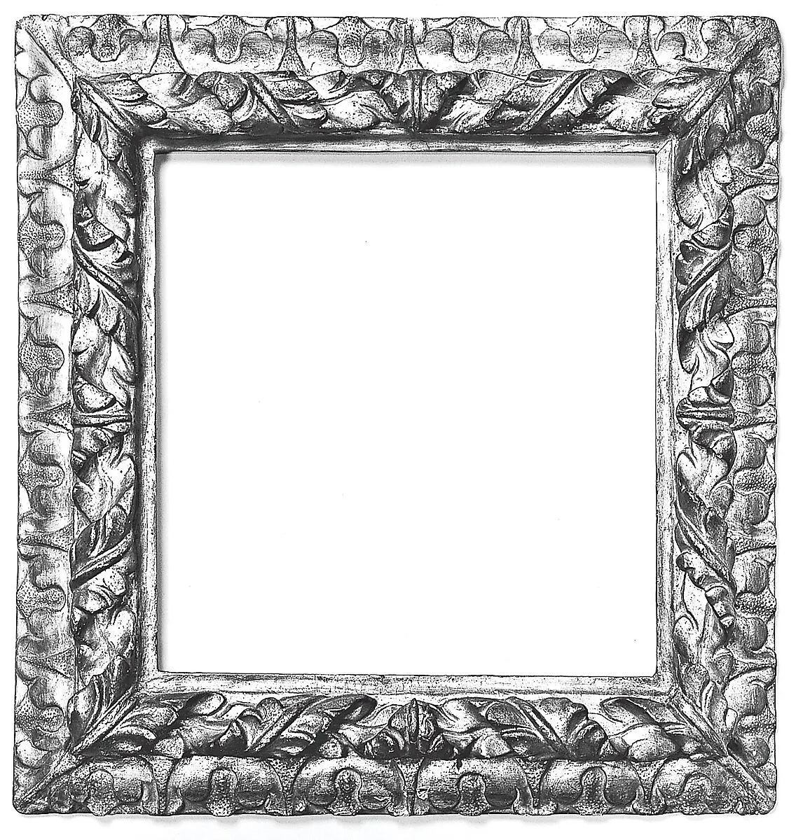 Twisted acanthus leaf frame — Unknown