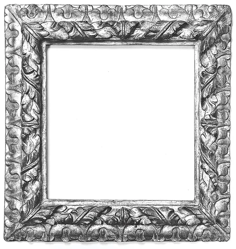 Twisted acanthus leaf frame