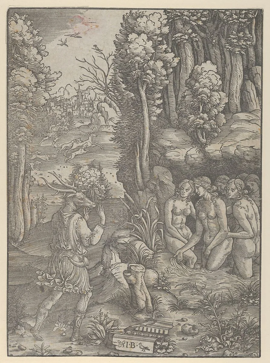 Diana turning Actaeon into a stag — Giovanni Battista Palumba