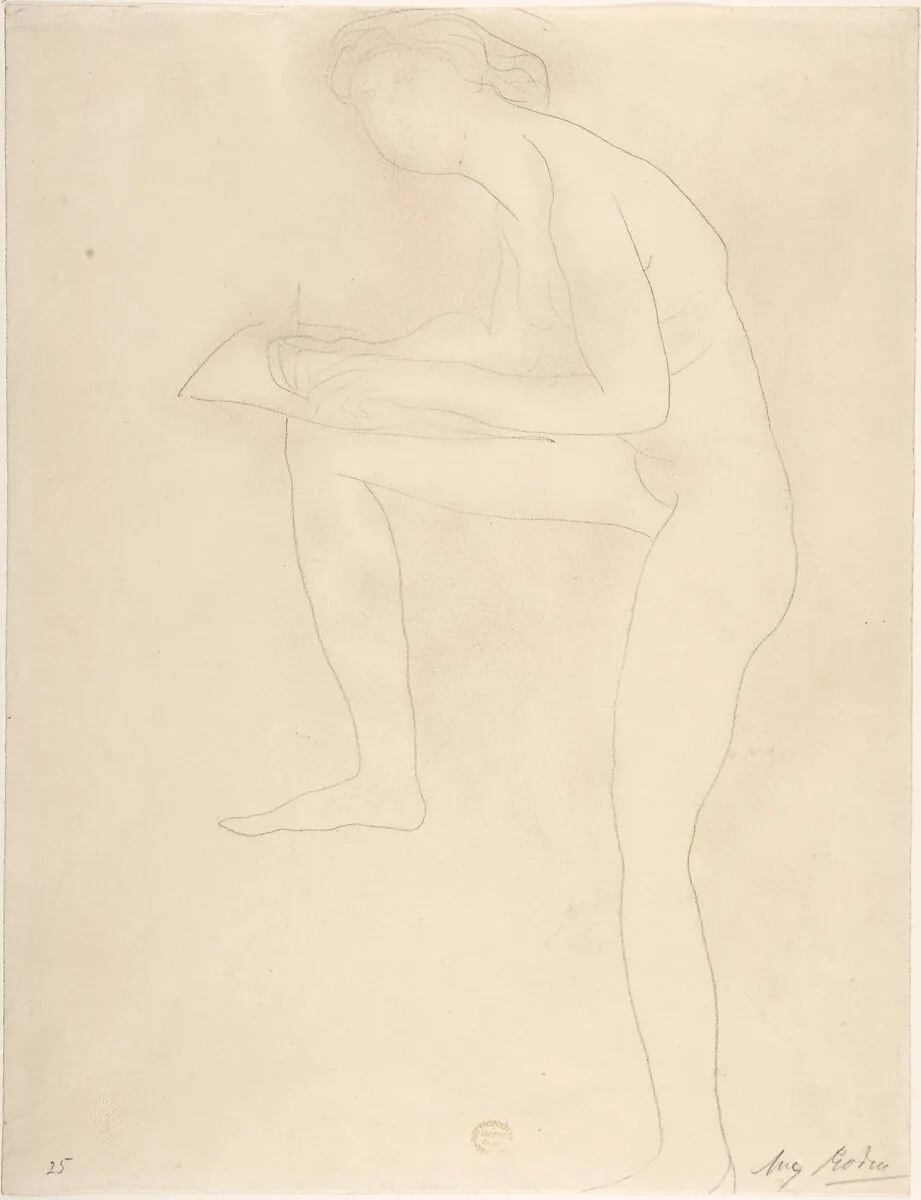 Sketch for Figure on Whistler Monument — Auguste Rodin