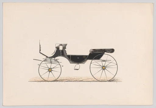 Design for Vis-A-Vis Cabriolet Carriage