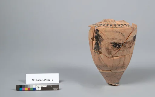 Terracotta fragments of a lekythos (oil flask)