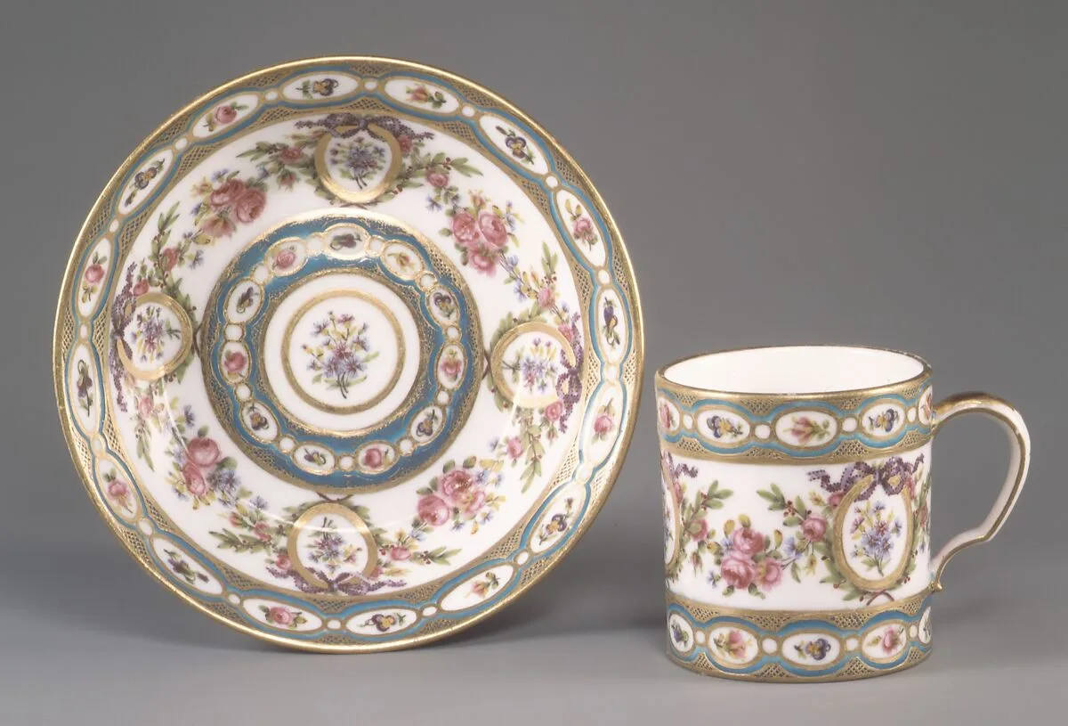 Cup and saucer (gobelet litron et soucoupe) — Sèvres Manufactory|Nicquet