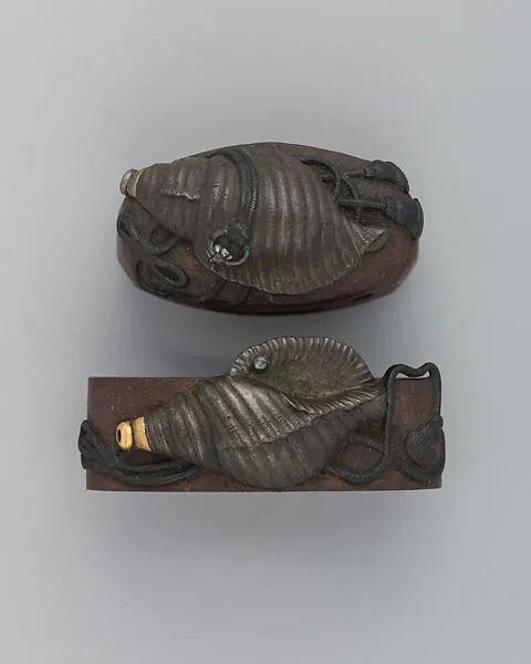 Sword-Hilt Collar and Pommel (Fuchigashira) — Unknown