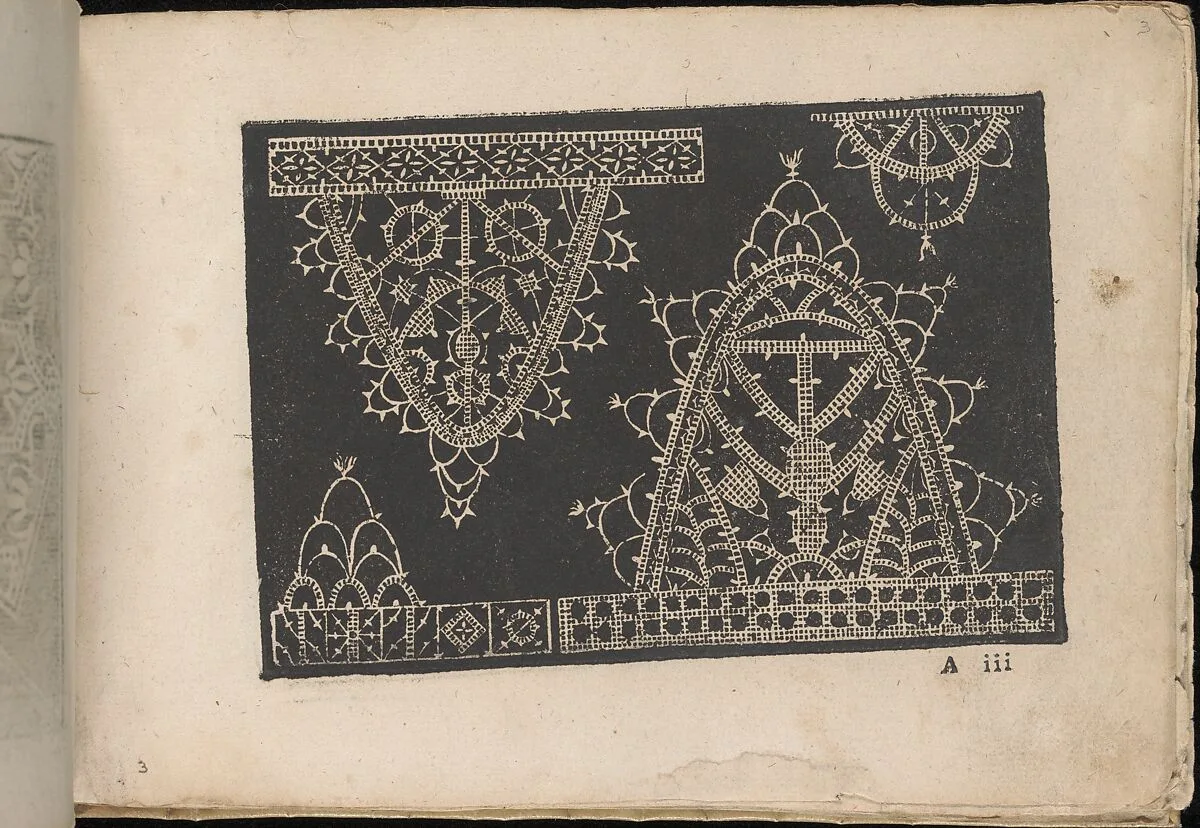 Fiori di Ricami Nuovamente Posti in Luce, page 3 (recto) — Matteo Florimi|Francesco de' Franceschi