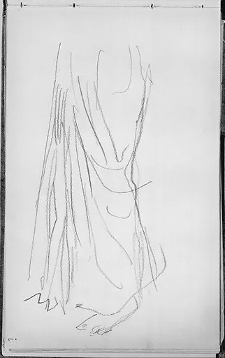 Legs and Costume of a Javanese Dancer (from Sketchbook of Javanese Dancers)