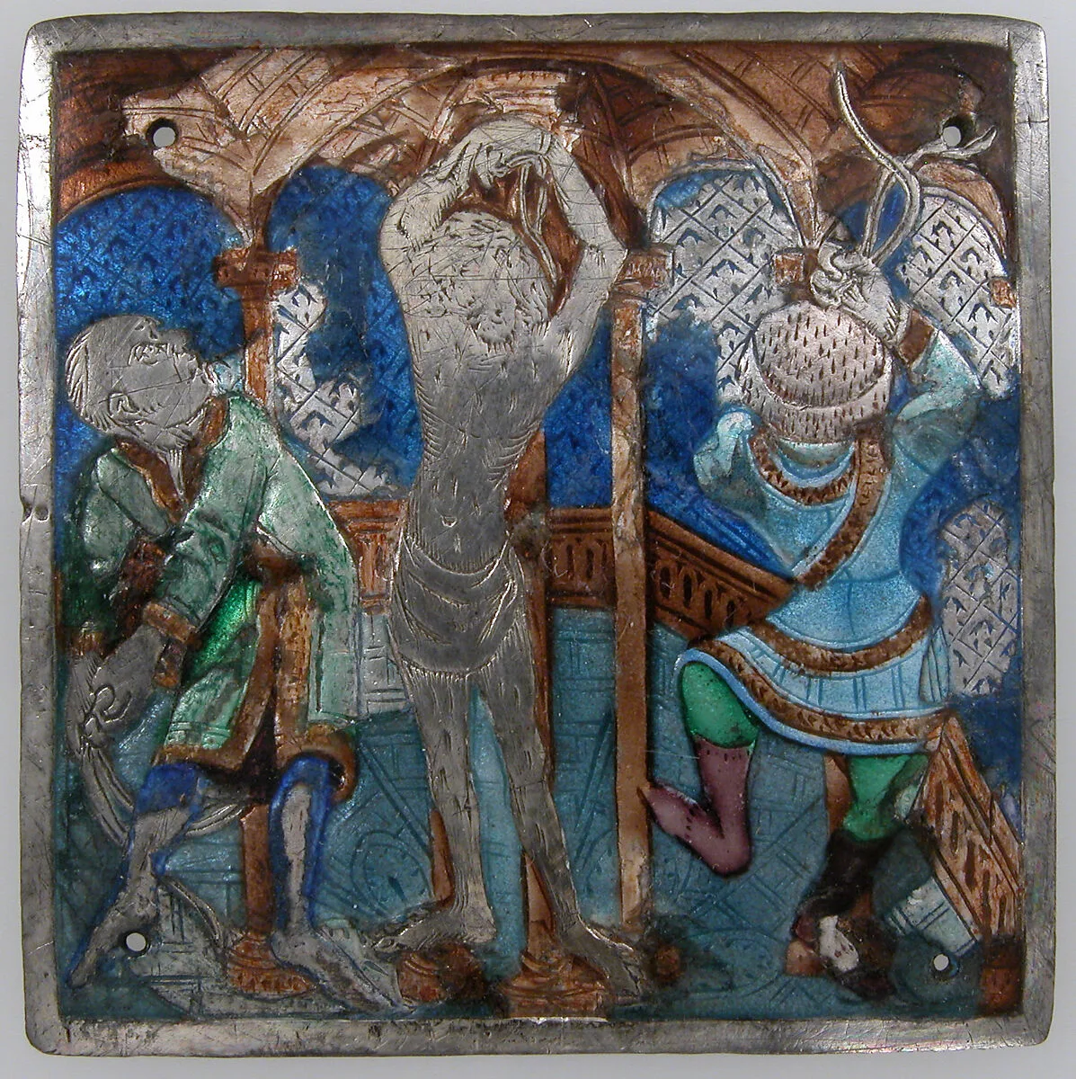 Plaque with the flagellation — Unknown