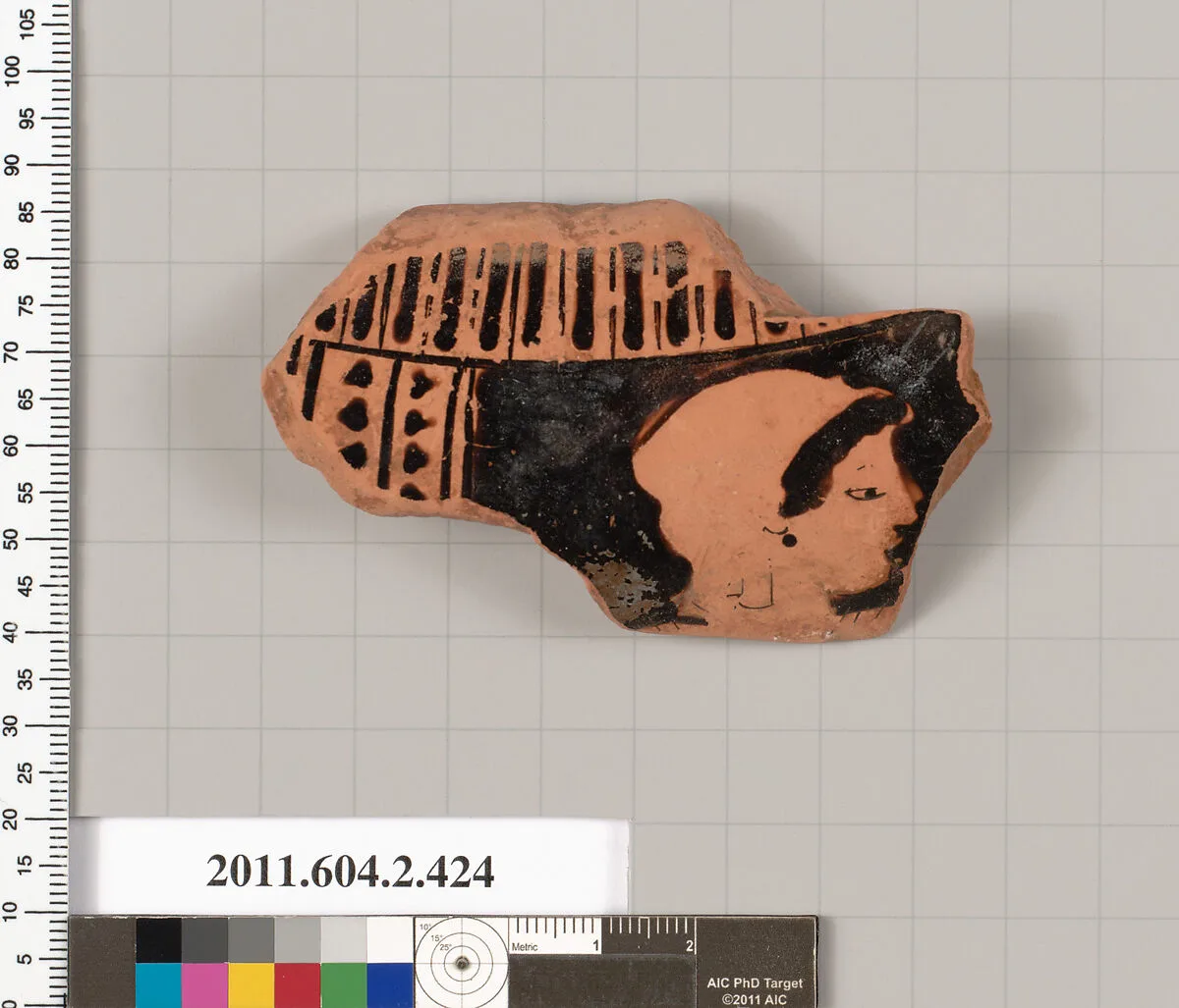Terracotta fragment of a column-krater (bowl for mixing wine and water) — Unknown