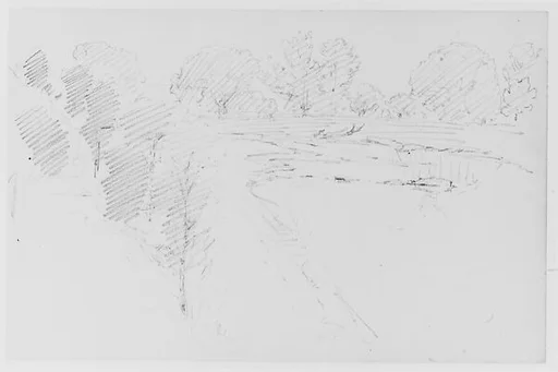Landscape with Lake (from Sketchbook)