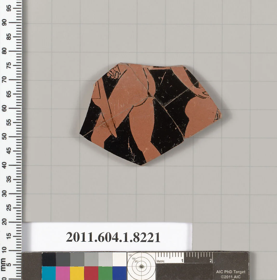 Terracotta fragment of a kylix (drinking cup) — Unknown