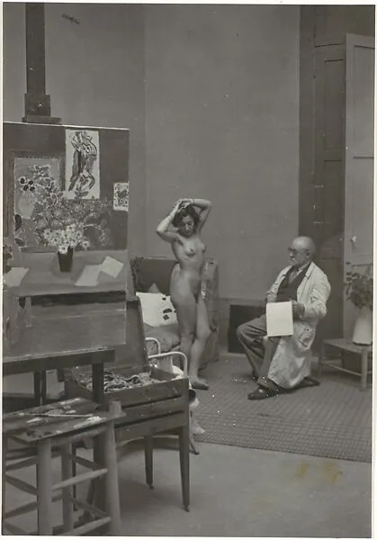 Matisse and his Model at the Villa D'Alésia — Brassaï
