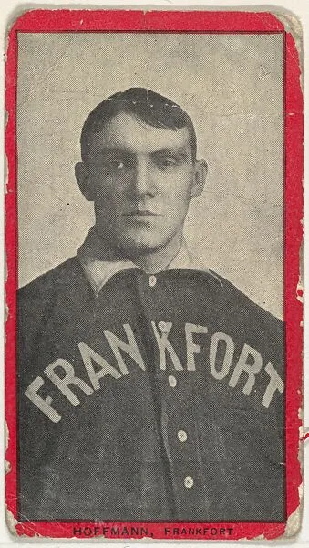 Hoffmann, Frankfort, Blue Grass League, from the Baseball Players (Red Borders) series (T210) issued by Old Mill Cigarettes — Old Mill Cigarettes, Virginia