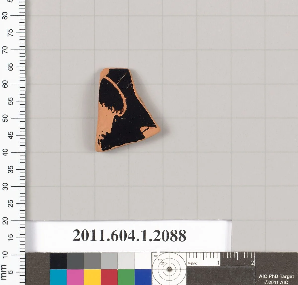 Terracotta rim fragment of a kylix (drinking cup) — Unknown