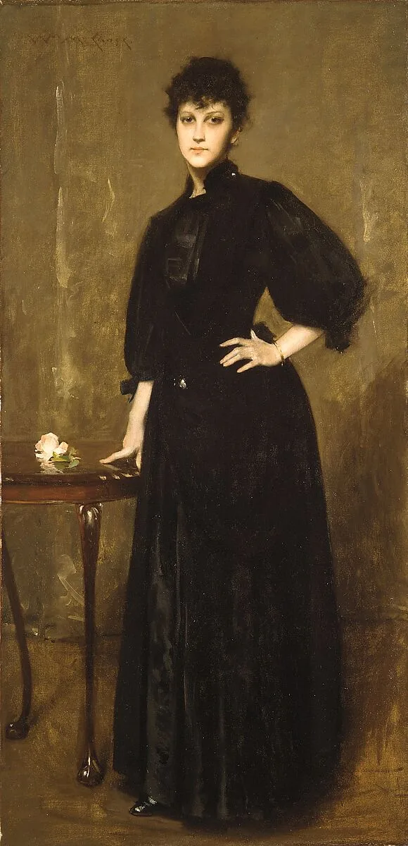 Lady in Black — William Merritt Chase