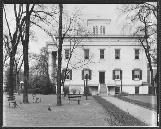 [Right Wing of Greek Revival Building, Executive Mansion, Milledgeville, Georgia]