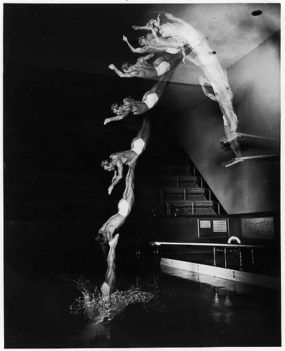 [Diver at the M.I.T. Pool]
