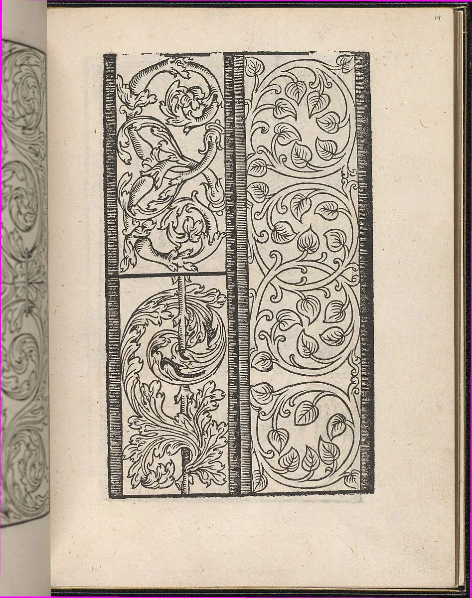 Page from Ein new kunstlich Modelbuch...(Page 14r) — Peter Quentel