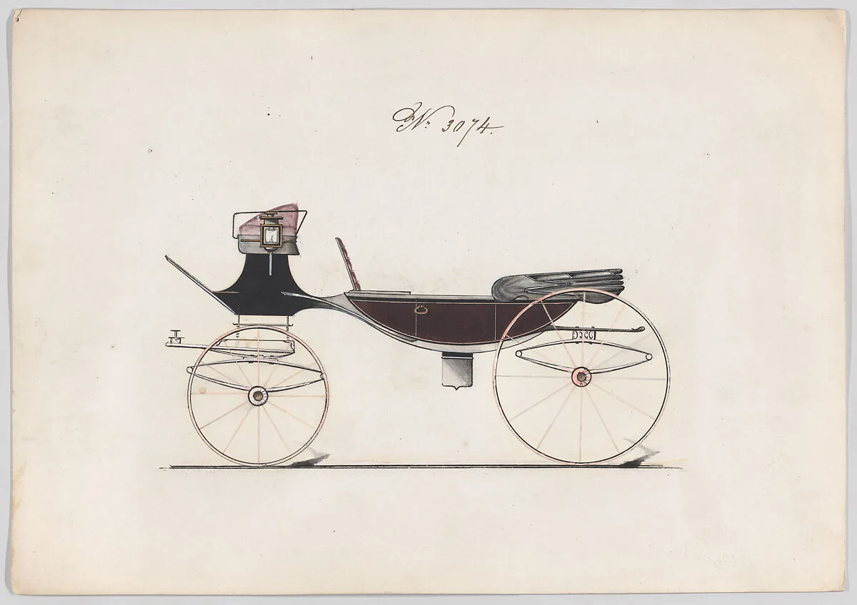 Design for Vis-à-vis, no. 3074 — Brewster & Co.