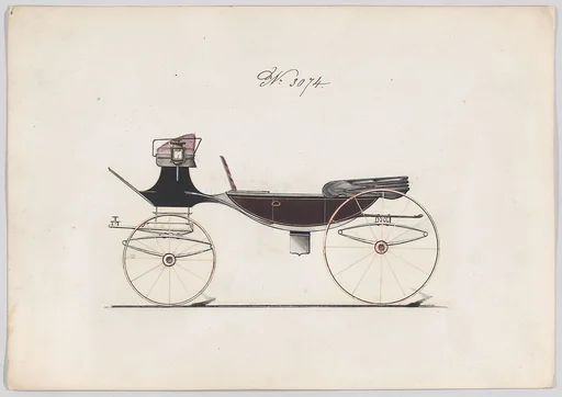 Design for Vis-à-vis, no. 3074