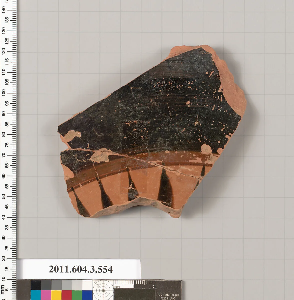 Terracotta fragment of a column-krater (bowl for mixing wine and water) — Unknown