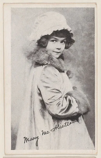 Mary McAlister from Kromo Gravure "Leading Moving Picture Stars" (W623) — Kromo Gravure Photo Company, Detroit, Michigan