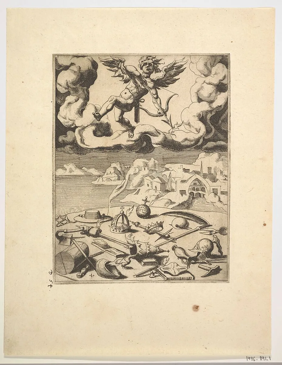 The Triumph of Love from The Triumphs of Petrarch — Dirck Volckertsz Coornhert