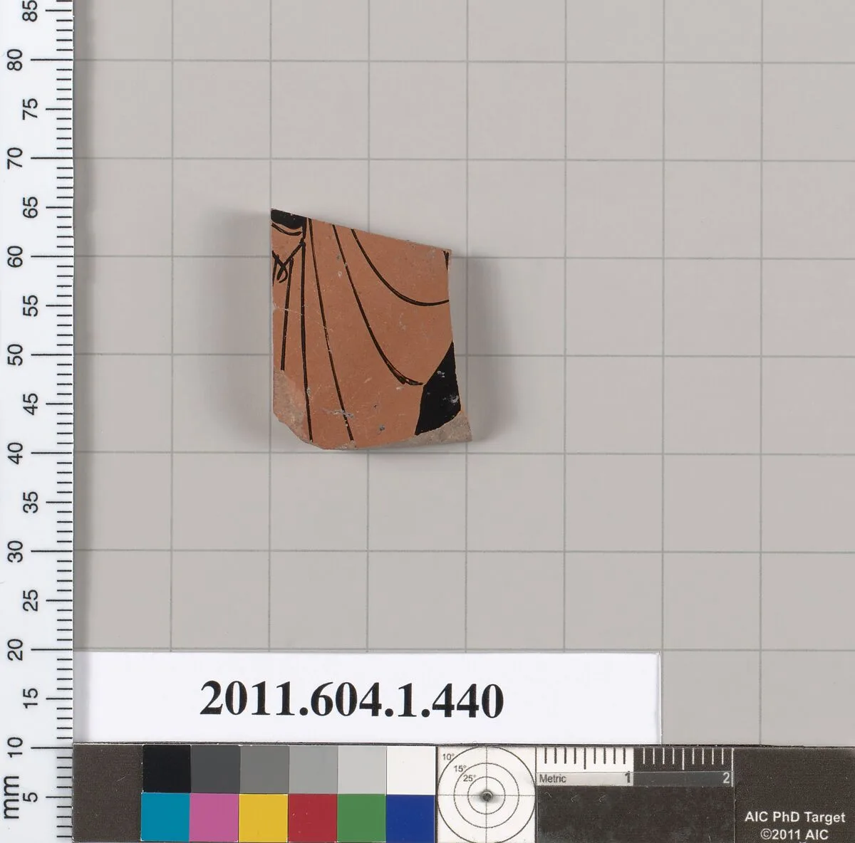 Terracotta fragment of a kylix (drinking cup) — Unknown
