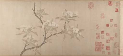 元 佚名 倣錢選 梨花圖 卷|Pear Blossoms