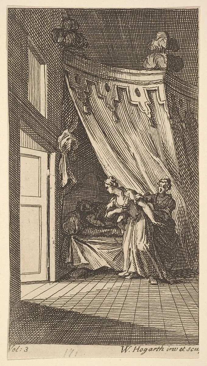 Cassandra, Frontispiece, Vol. 3 — William Hogarth|Gautier de Coste de La Calprenède
