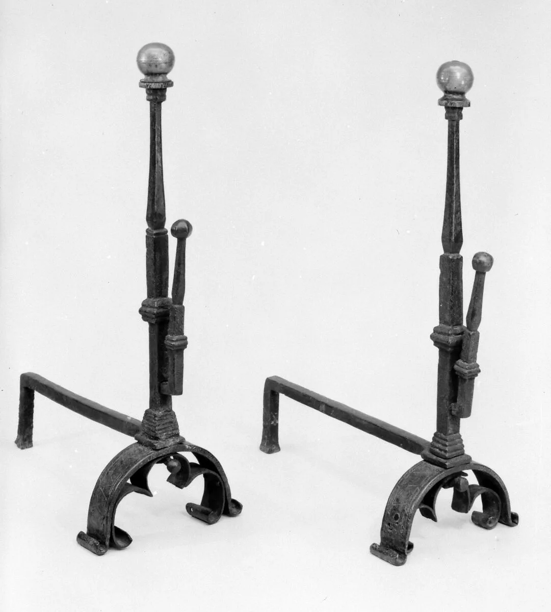 Pair of andirons — Unknown