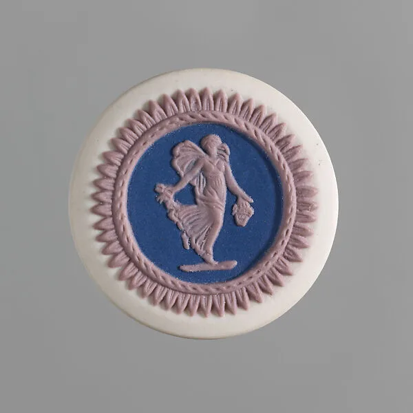 Classical woman with flower basket — Josiah Wedgwood and Sons
