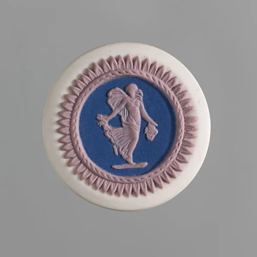 Classical woman with flower basket