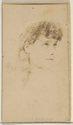 Julia Marlow, from the Actors and Actresses series (N45, Type 8) for Virginia Brights Cigarettes