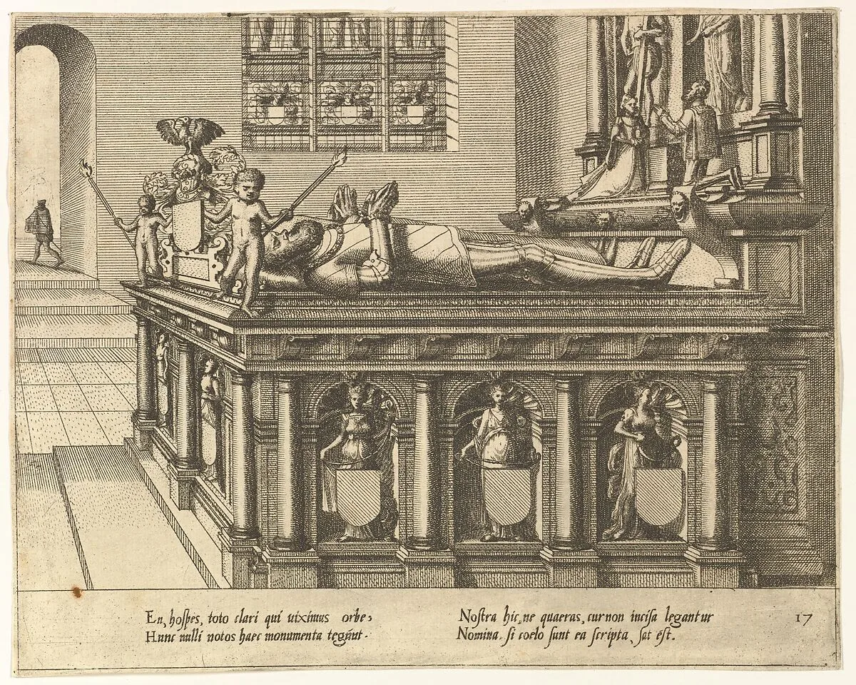 Cœnotaphiorum (17) — Hans Vredeman de Vries|Johannes van Doetecum I|Lucas van Doetecum|Hieronymus Cock