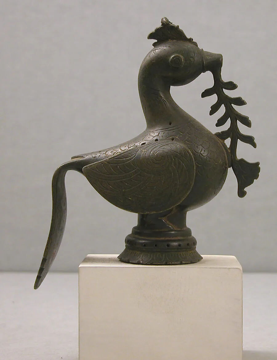 Finial in the Form of a Peacock — Unknown