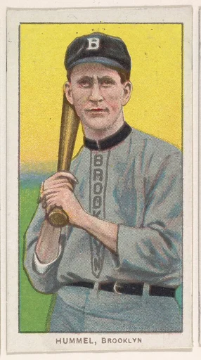 Hummel, Brooklyn, National League, from the White Border series (T206) for the American Tobacco Company
