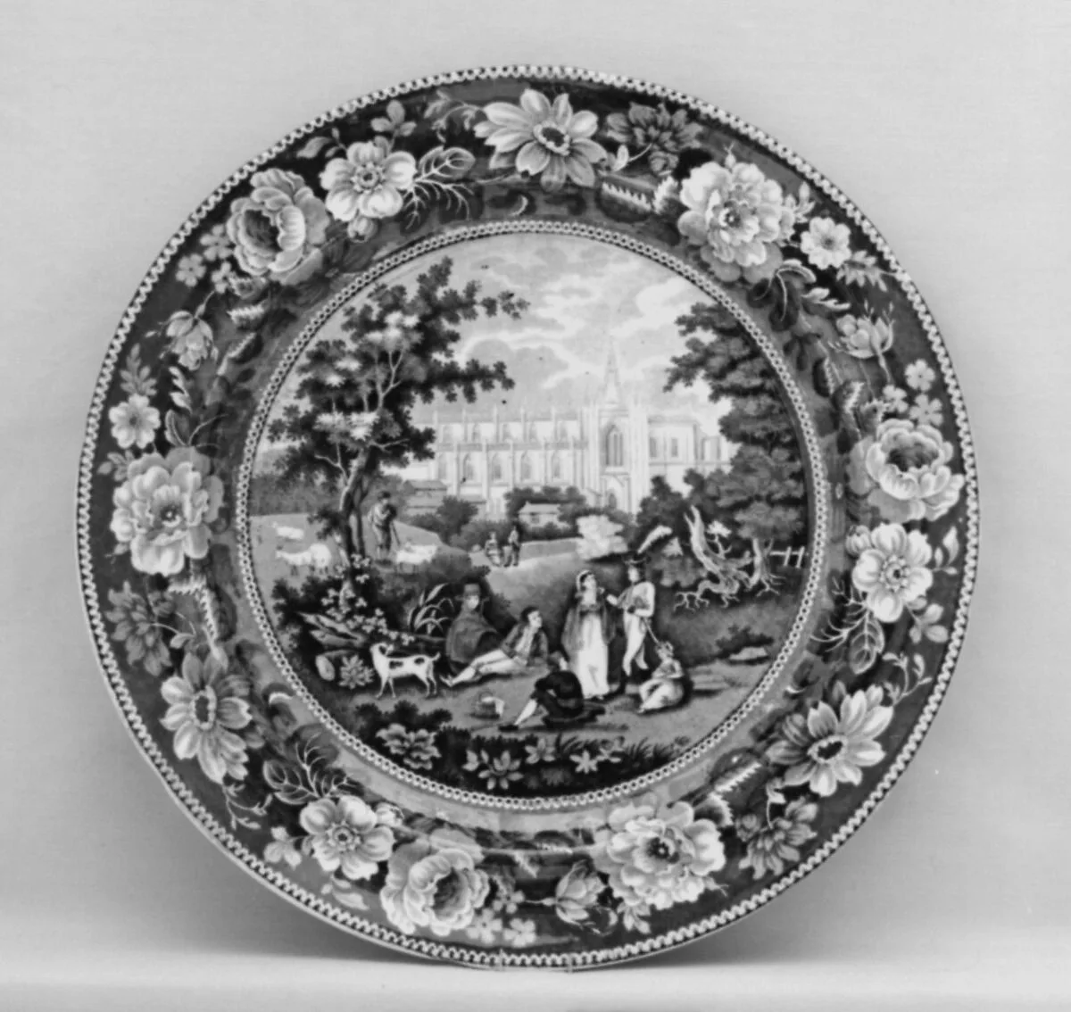 Plate — A. Stevenson, Cobridge