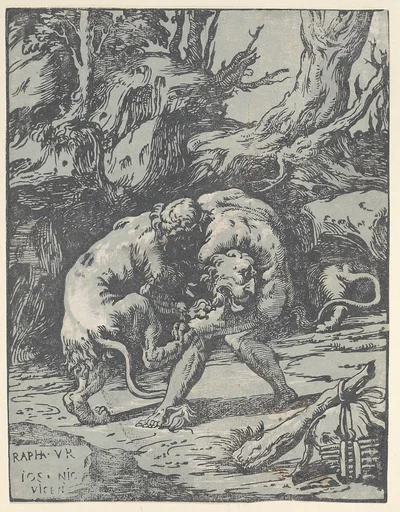 Hercules and the Nemean Lion