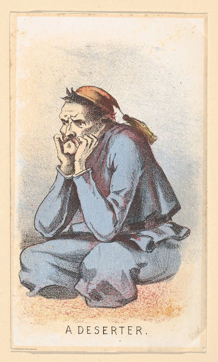 Life in Camp, Part 2: A Deserter — Winslow Homer|Louis Prang & Co.|Beadle & Co.