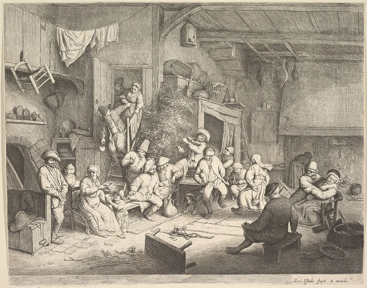 The Dance at the Inn — Adriaen van Ostade