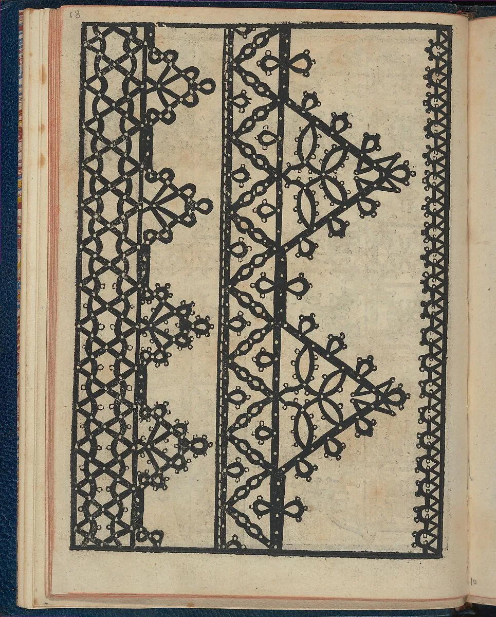 Le Pompe: Opera Nova, page 9 (verso) — Giovanni Battista & Marchio Sessa