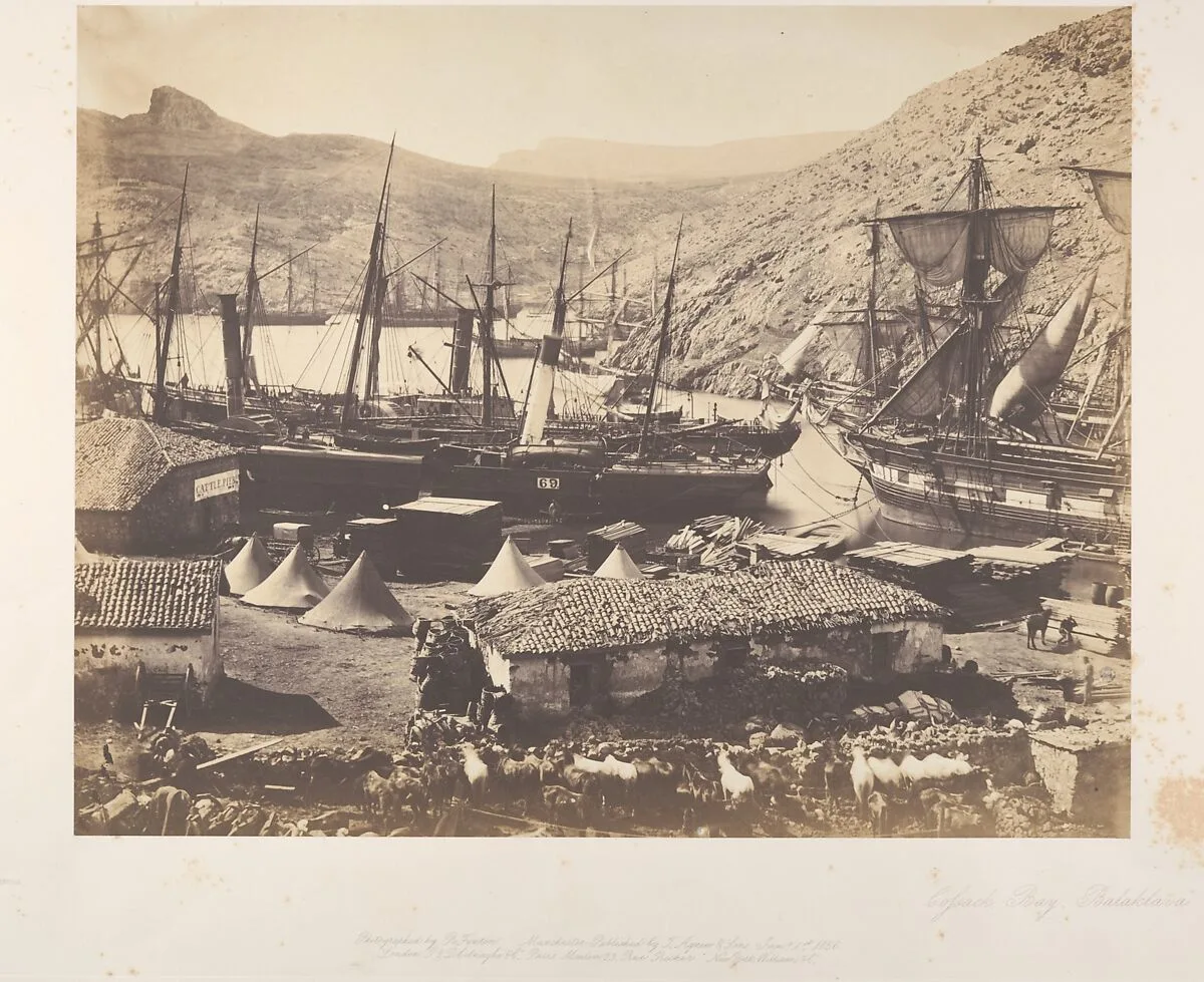 Cossack Bay, Balaklava — Roger Fenton